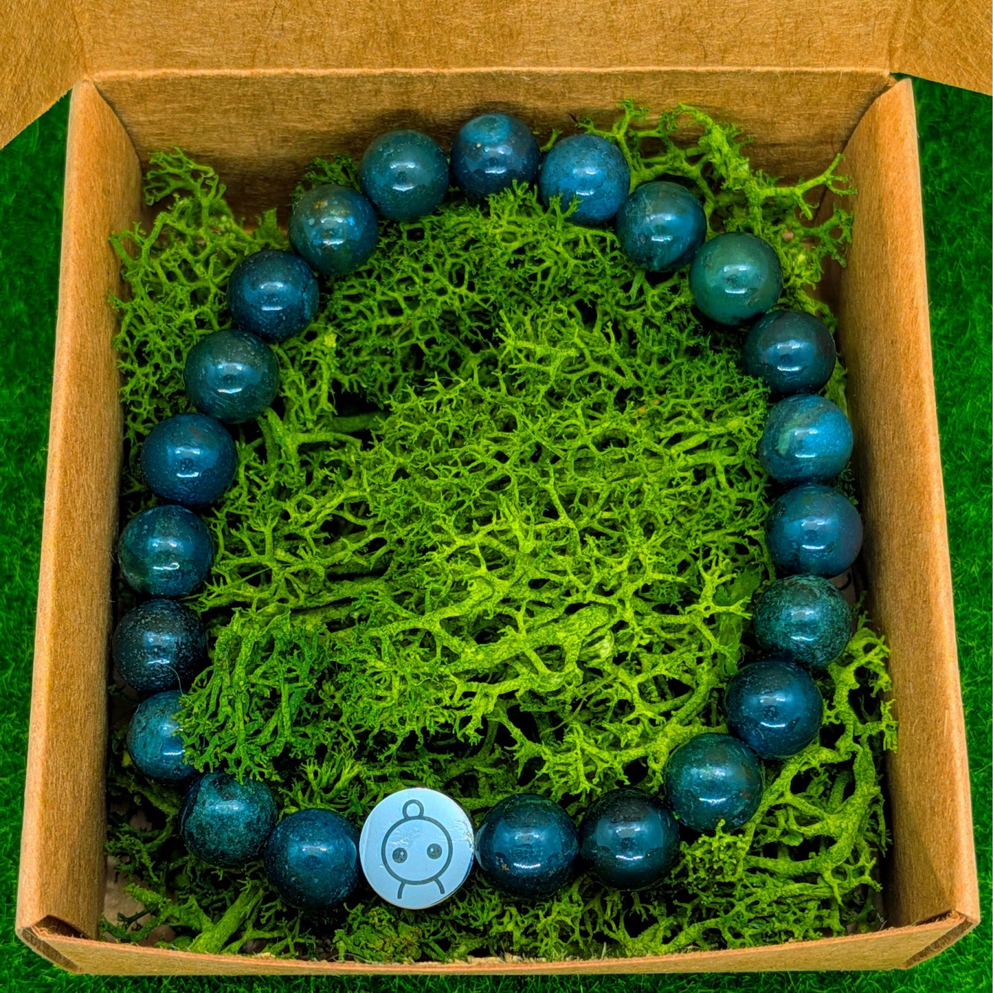 Loomins - Ručně navlékaný náramek z krystalů Achátu - Loomins