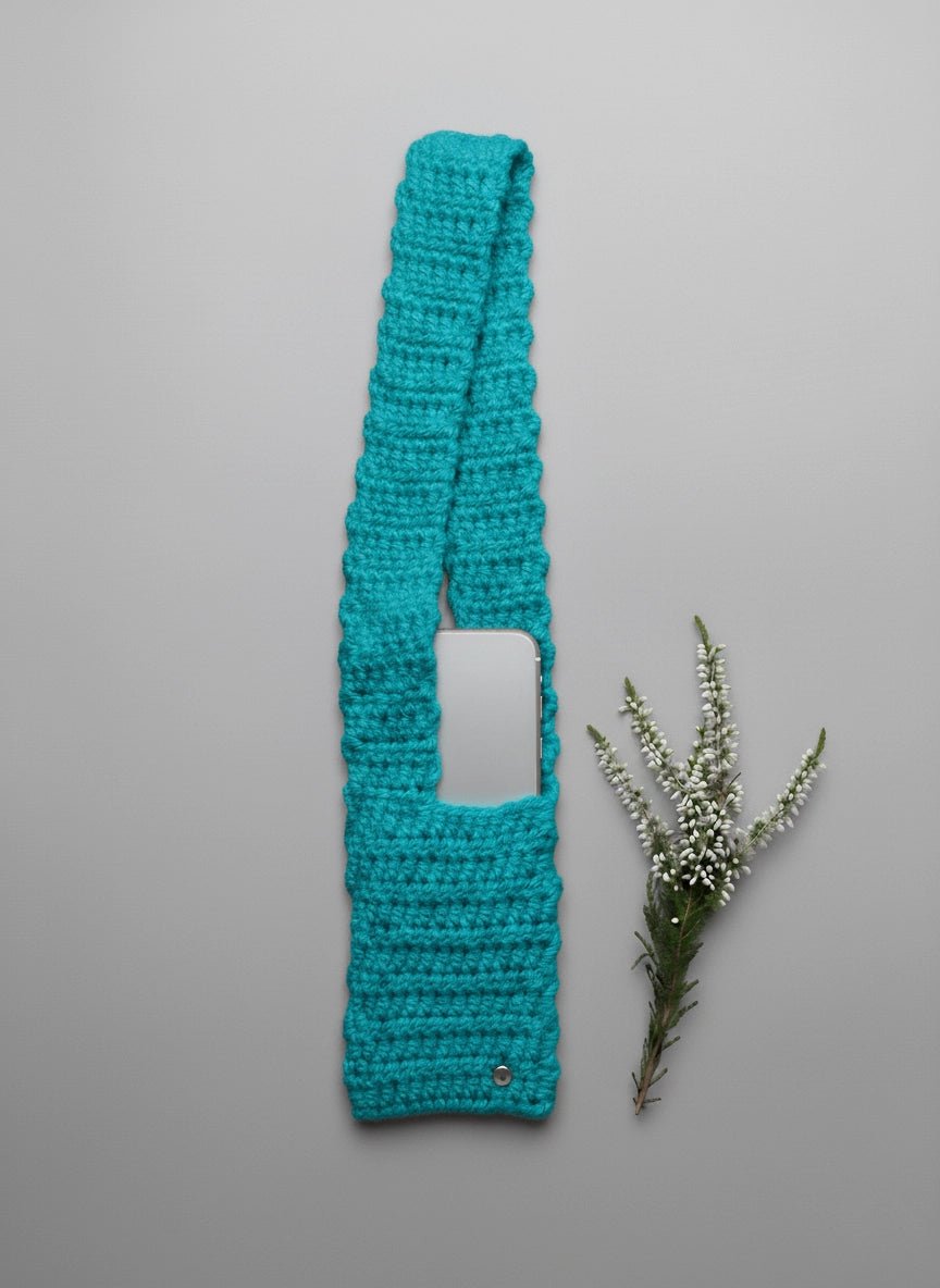 Loomins allPhone Pocket - Ručně háčkovaná kapsa na telefon - Loomins