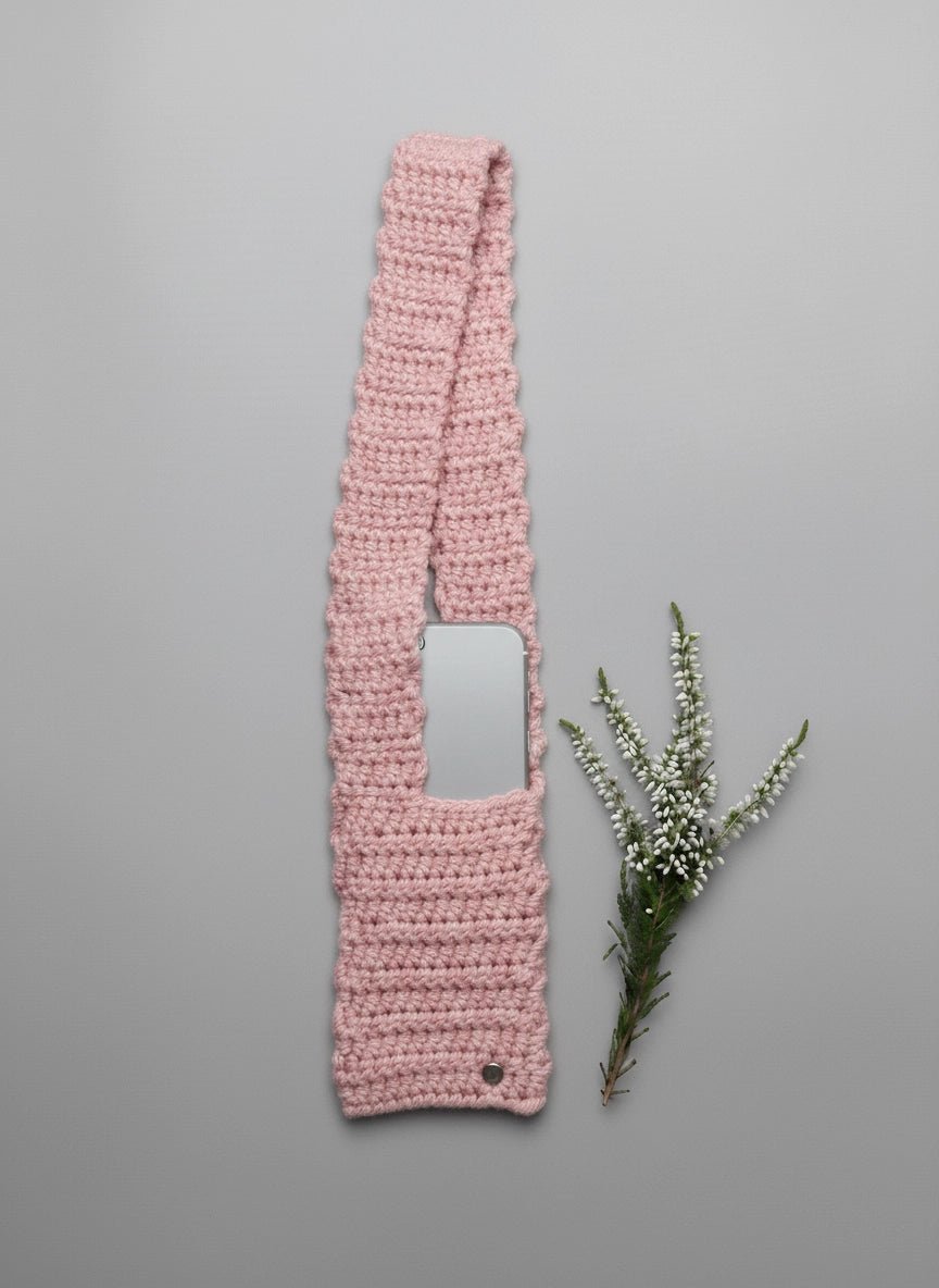 Loomins allPhone Pocket - Ručně háčkovaná kapsa na telefon - Loomins