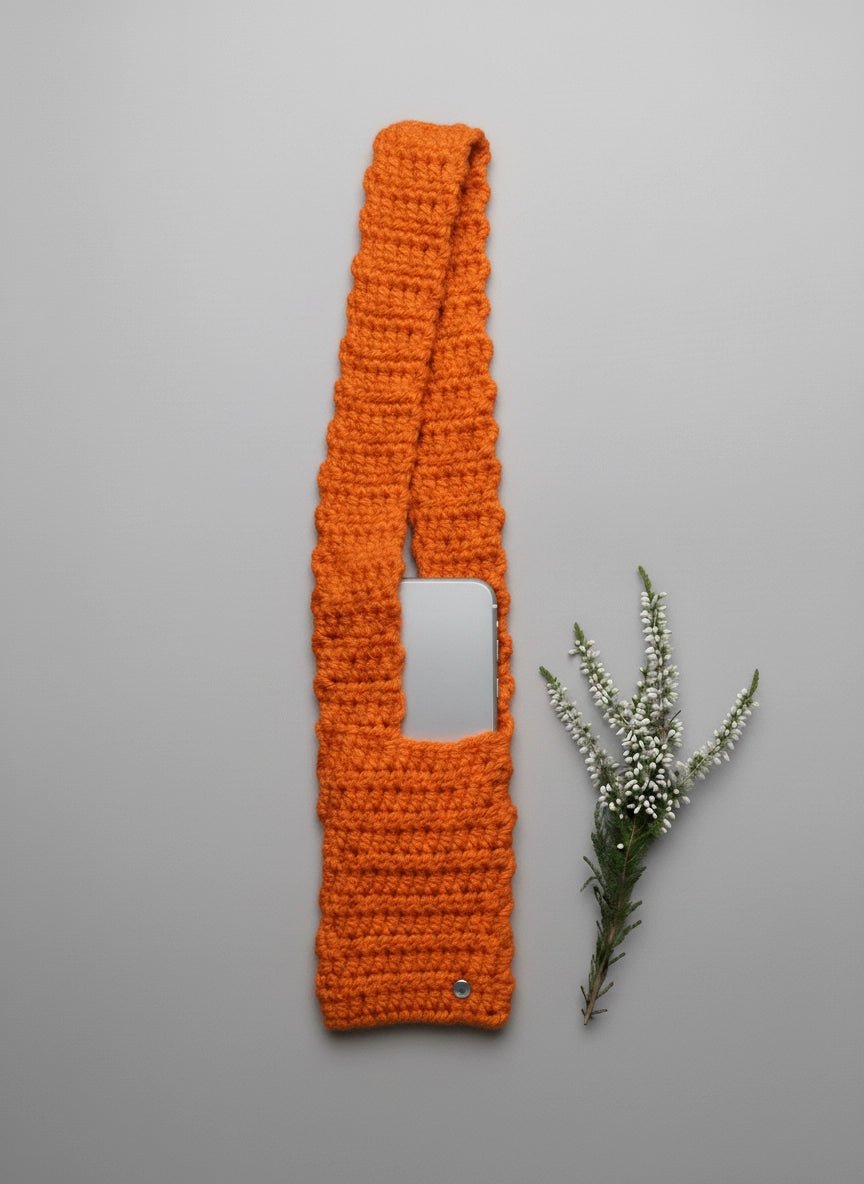Loomins allPhone Pocket - Ručně háčkovaná kapsa na telefon - Loomins