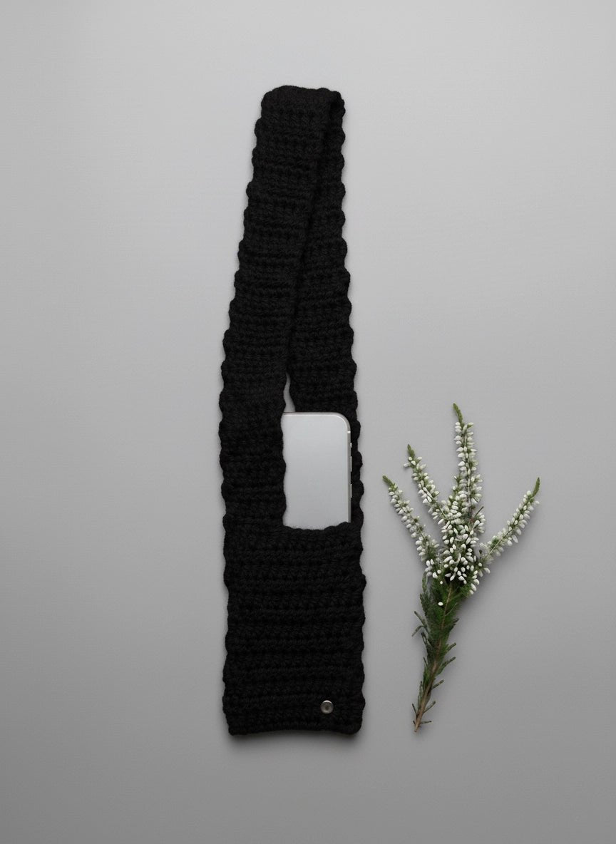 Loomins allPhone Pocket - Ručně háčkovaná kapsa na telefon - Loomins