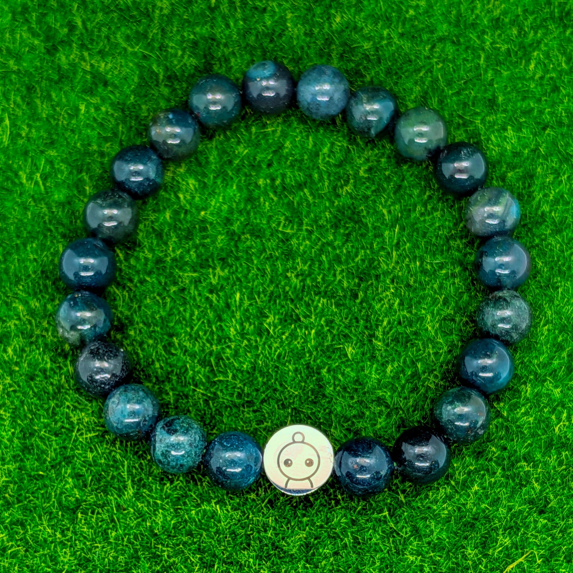 Loomins - Ručně navlékaný náramek z krystalů Achátu - Loomins