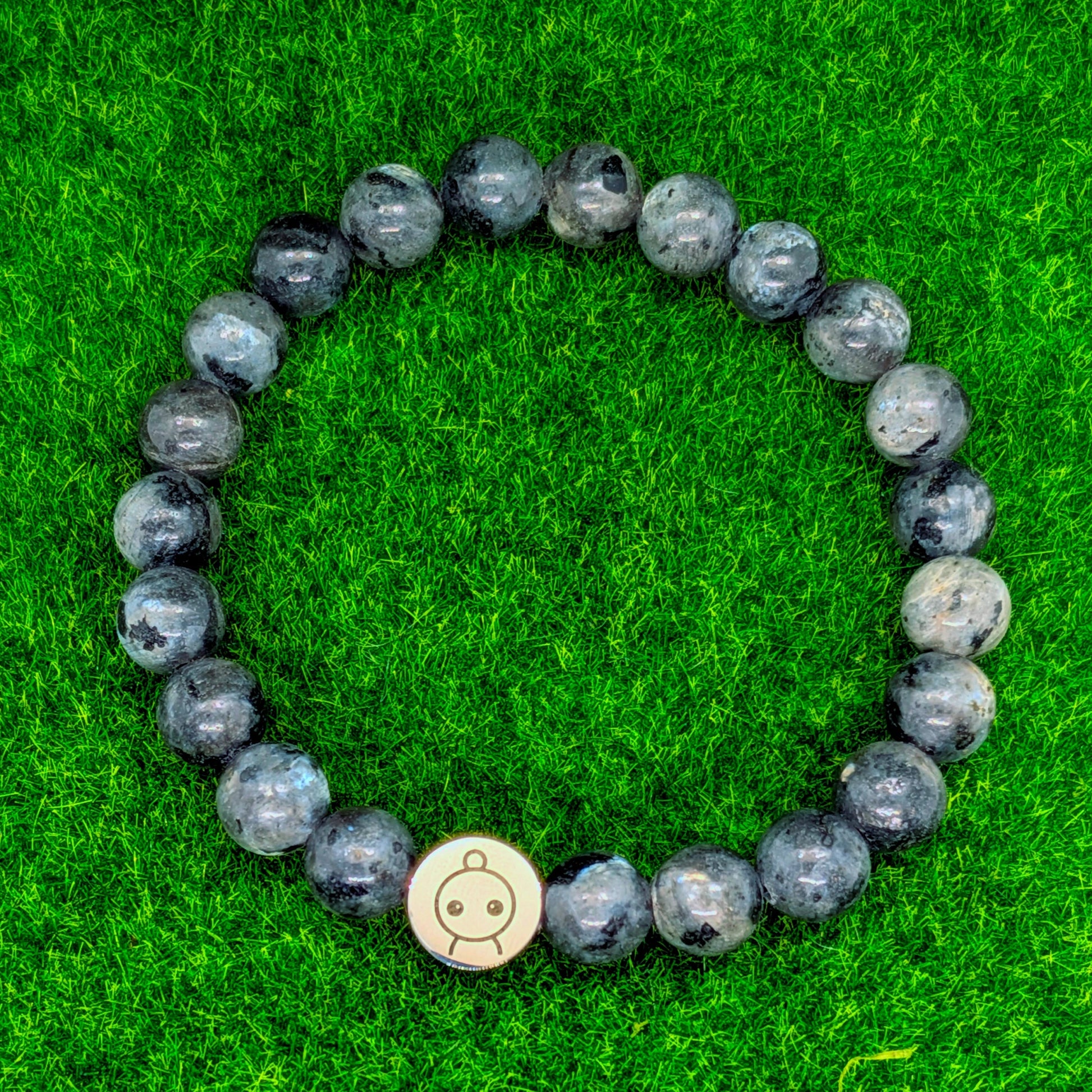 Loomins - Ručně navlékaný náramek z krystalů Labradoritu - Loomins